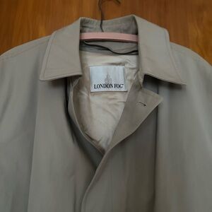 London Fog Men's Beige Trench Coat